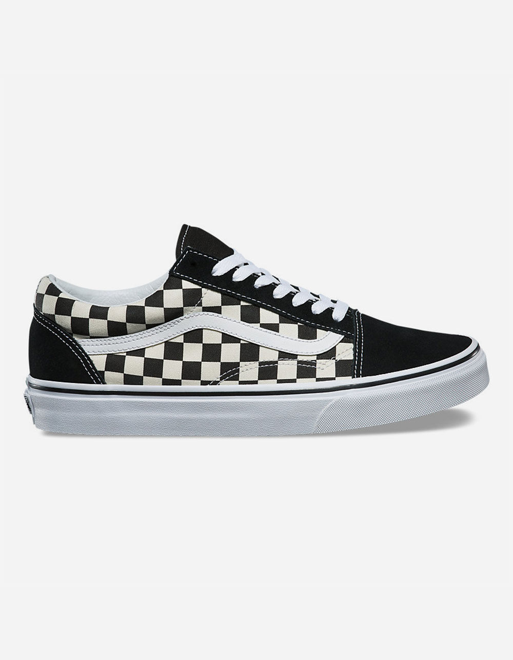Vans Old Skool Black/White Checkerboard Lace Up Skate Shoes Size Mens 8