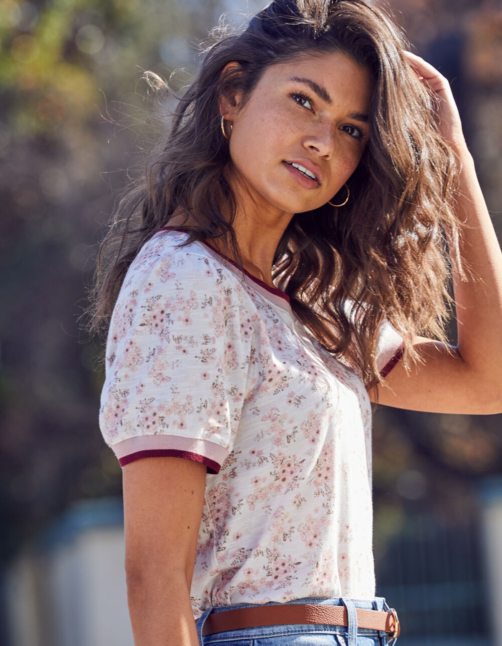 COCO & JAIMESON Floral Womens Top - LIGHT PINK | Tillys