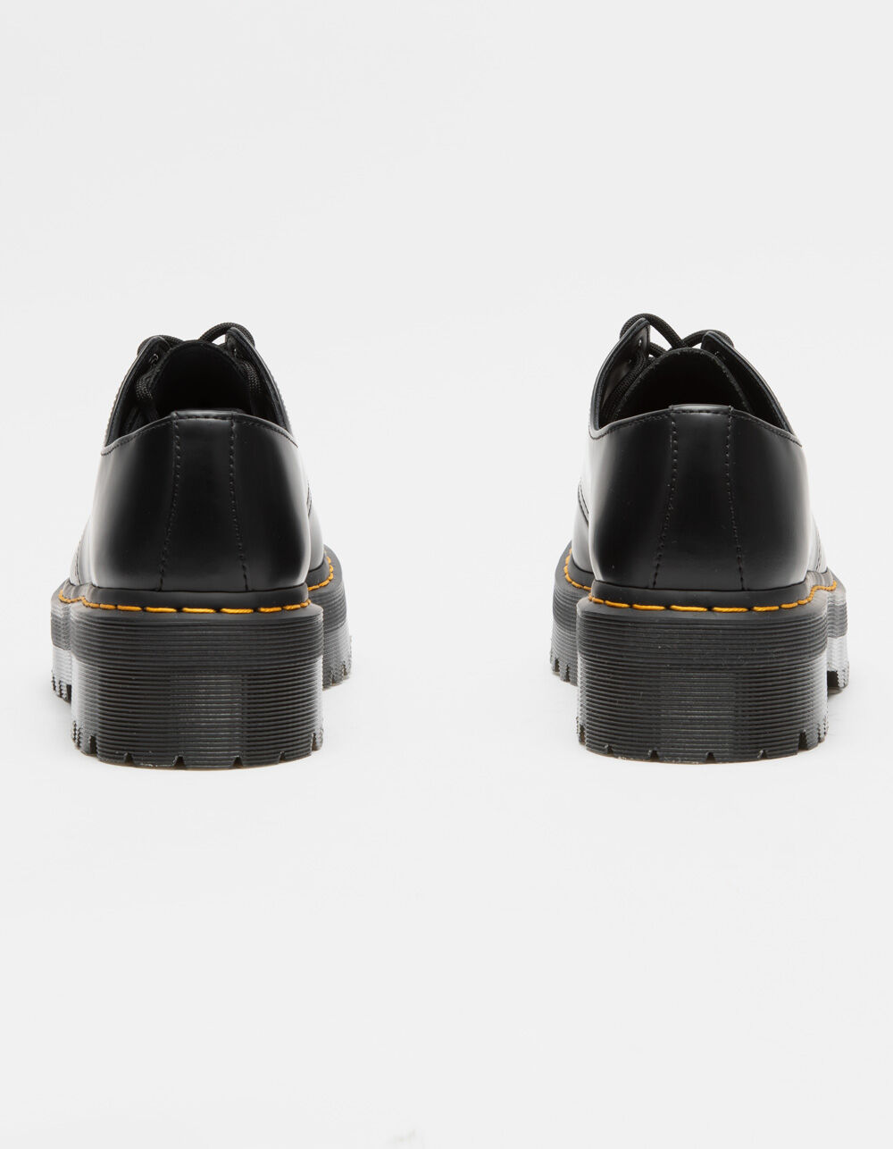 DR. MARTENS 1461 Quad Smooth Leather Womens Platform Shoes - BLACK | Tillys