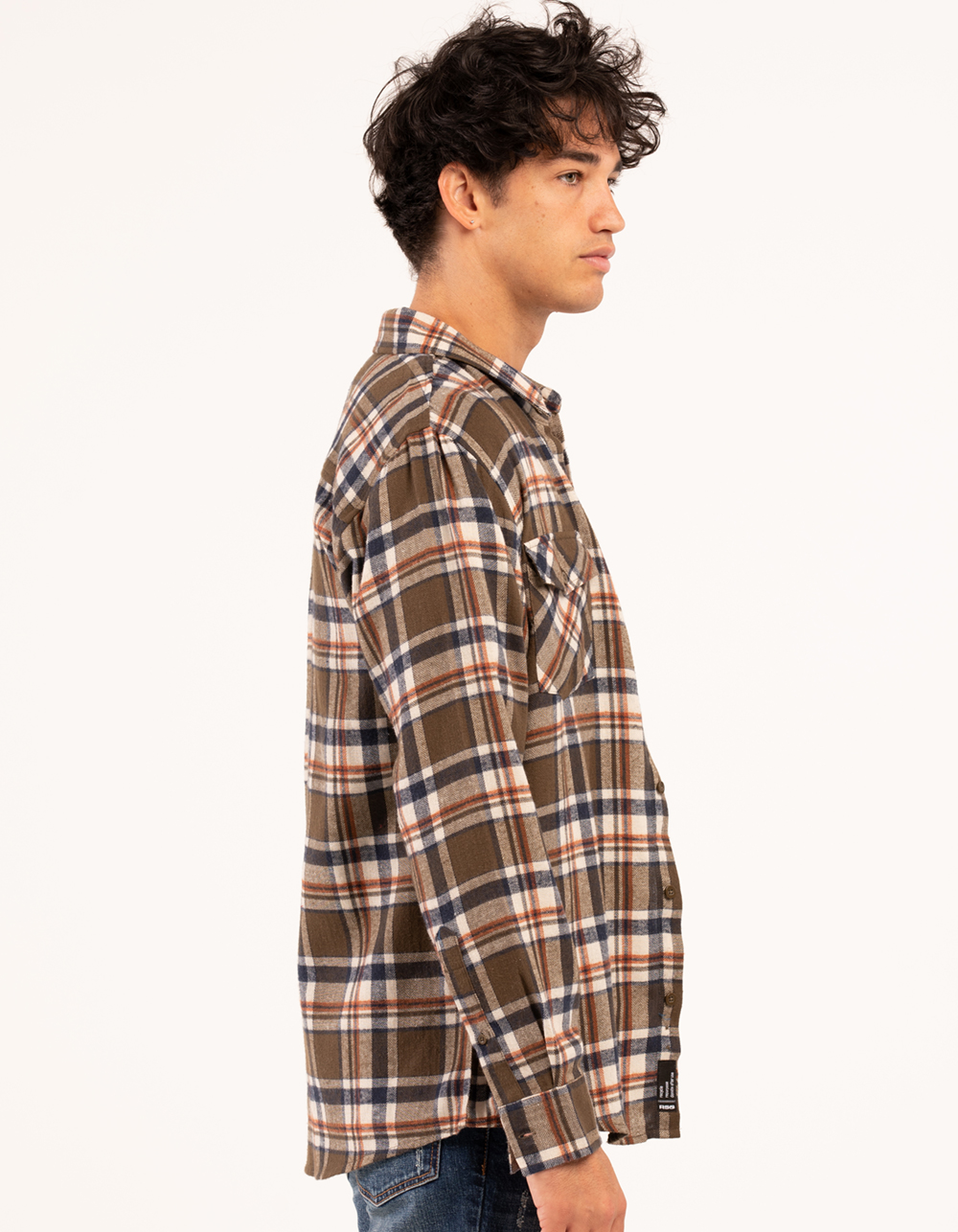 RSQ Mens Plaid Flannel - OLIVE COMBO | Tillys