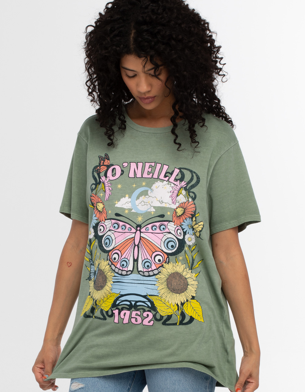 O'NEILL Rise Easy Womens Oversized Tee - SAGE | Tillys