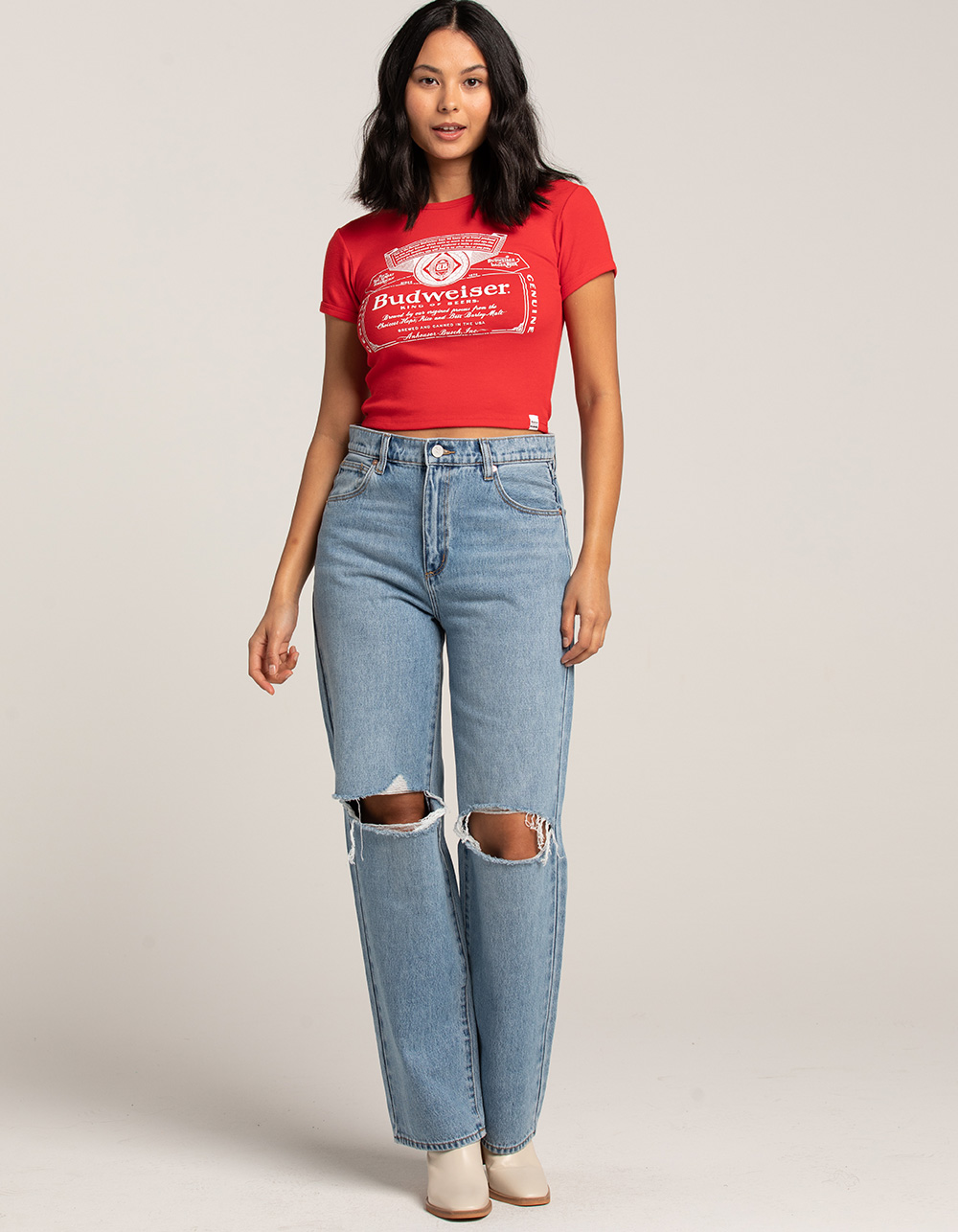 RSQ Budweiser Womens Baby Tee - RED | Tillys
