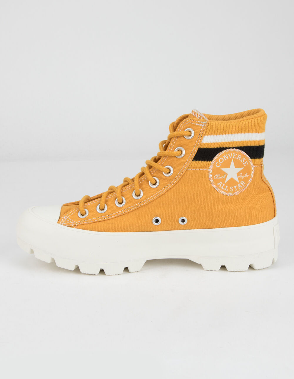 CONVERSE Lugged Varsity Chuck Taylor All Star Womens Yellow High Top ...