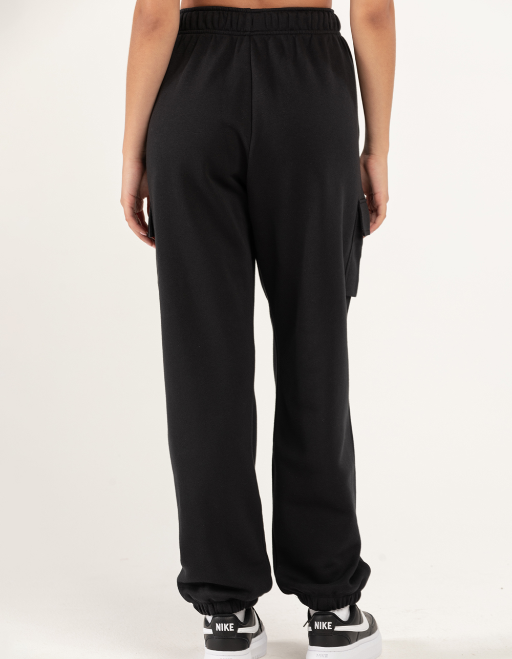 Nike Women's Sportswear Essential Fleece Trouser Sweat Pants - Pink -  Medium 