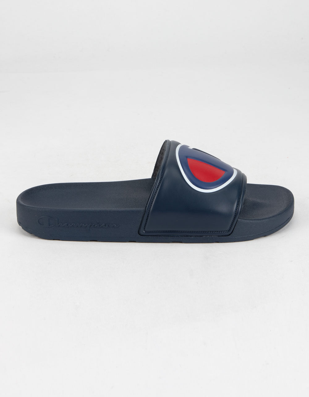 CHAMPION IPO Boys Navy Slide Sandals - NAVY | Tillys