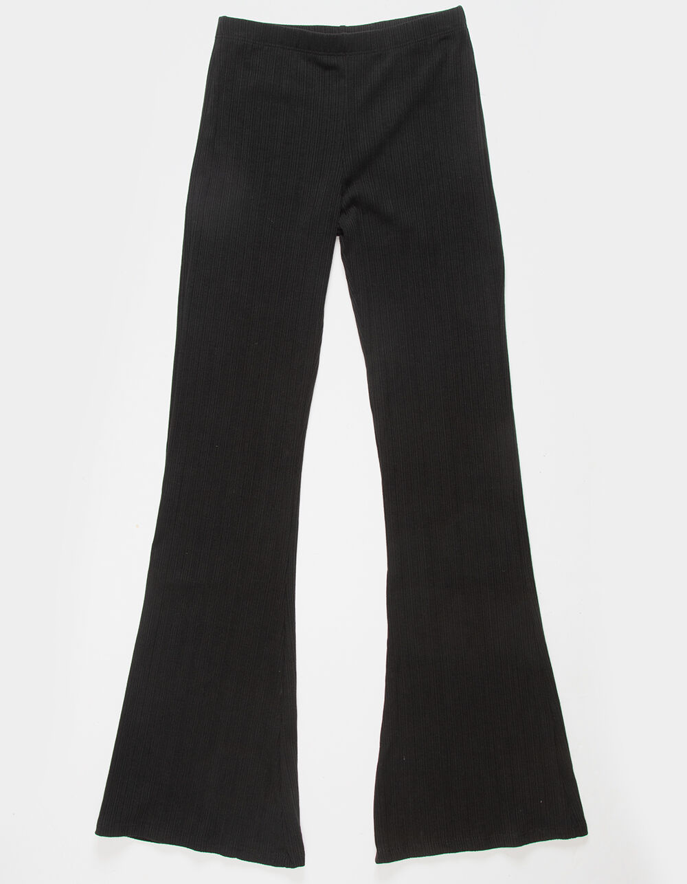 Topshop Women's Regular Glitter Rib Flare Pants Black Size 2 for sale  online
