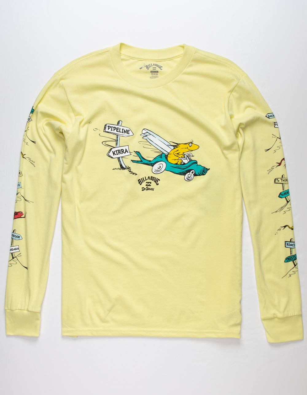 BILLABONG x Dr. Seuss Little Car Mens T-Shirt - LEMON | Tillys