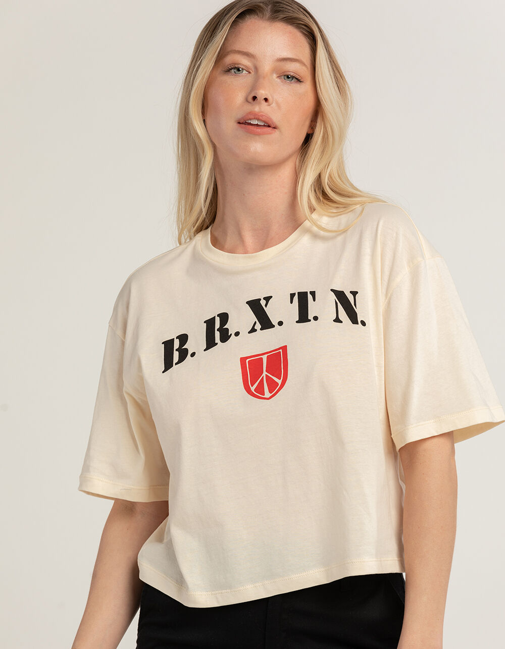 BRIXTON Peace Womens Skimmer Tee - OFF WHITE | Tillys