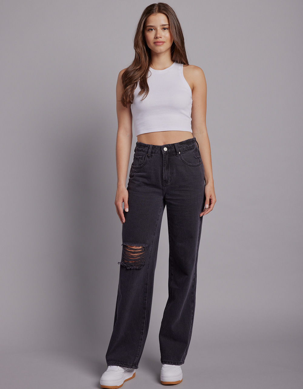 RSQ Womens High Rise Baggy Jeans - WASHED BLACK | Tillys