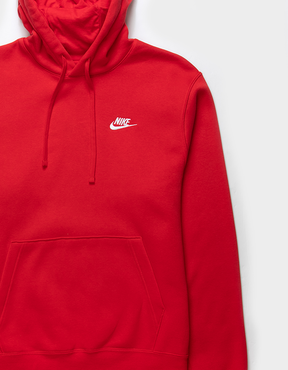 Nike Men's Sportswear Club Fleece Hoodie-Red