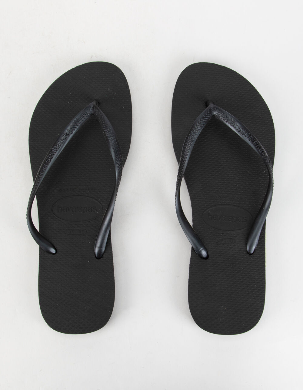 HAVAIANAS Slim Womens Black Sandals - BLACK | Tillys