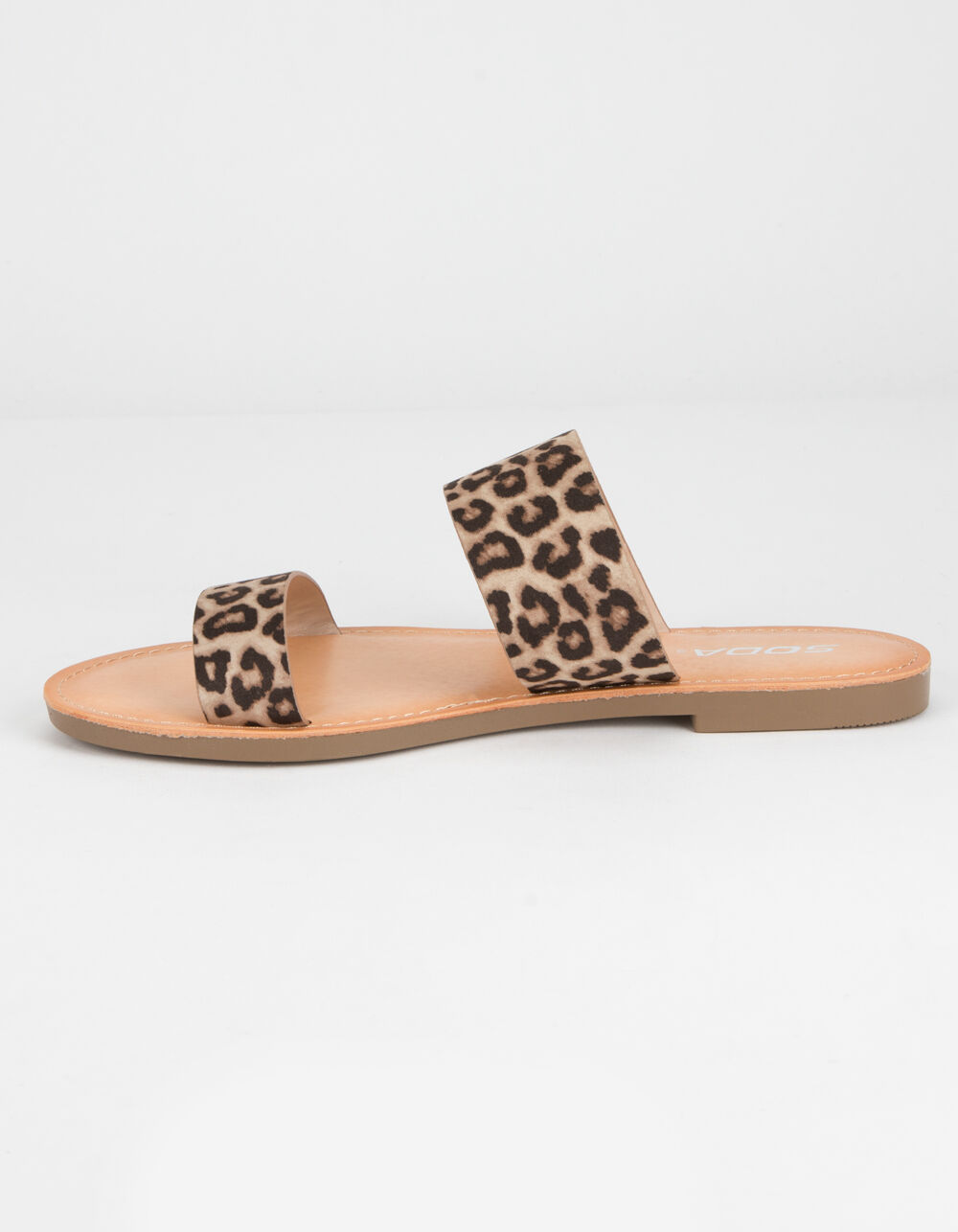 SODA Double Strap Cheetah Womens Sandals - CHEETAH | Tillys