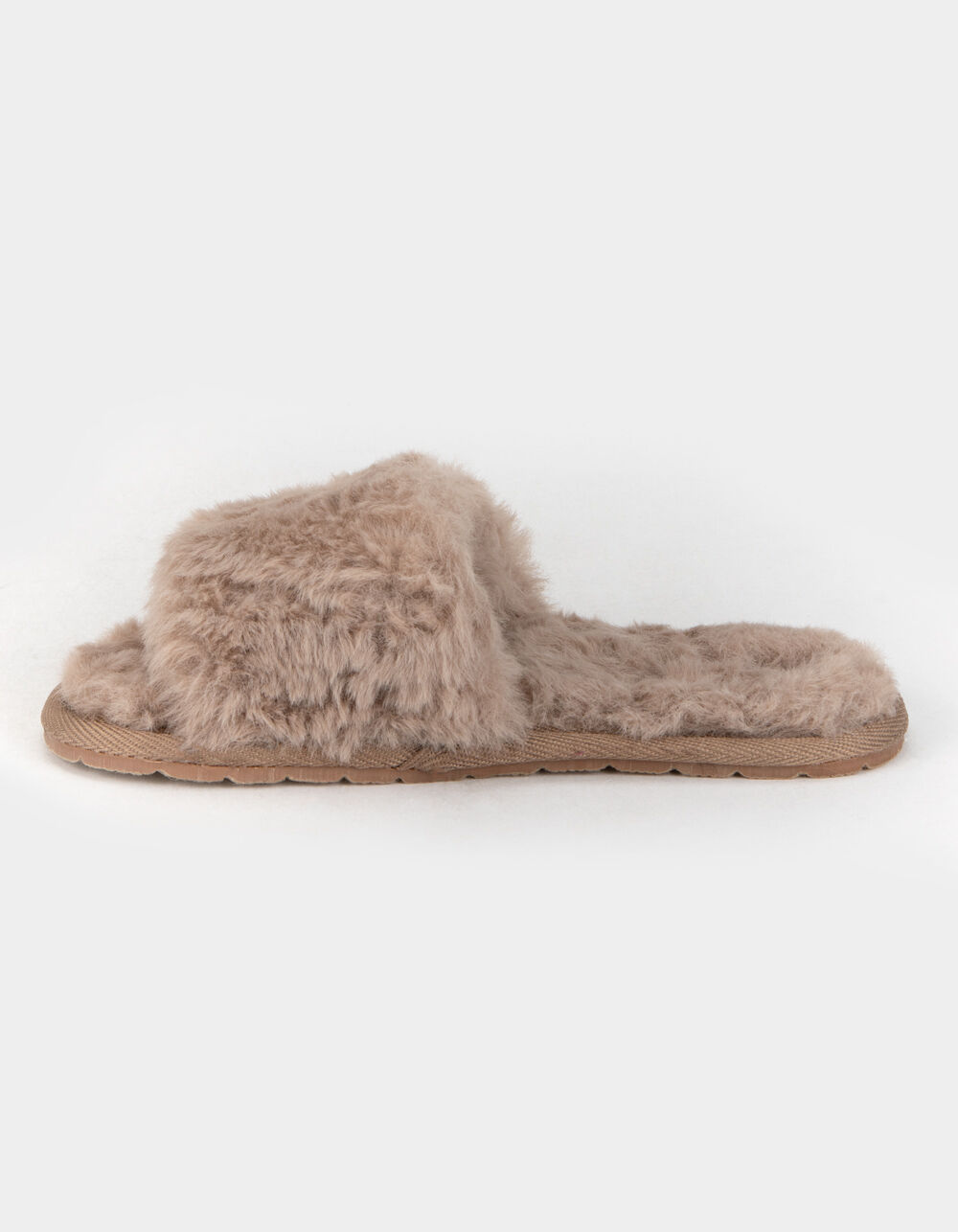 LUCKY TOP Faux Fur Girls Taupe Slippers - TAUPE | Tillys