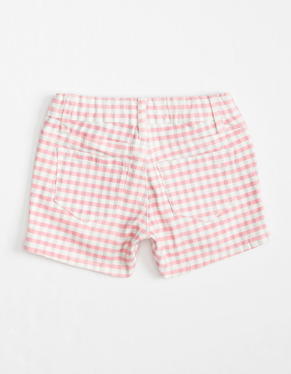 TRACTR Gingham Printed Little Girls Pink Shorts (4-6x) - PINK COMBO ...