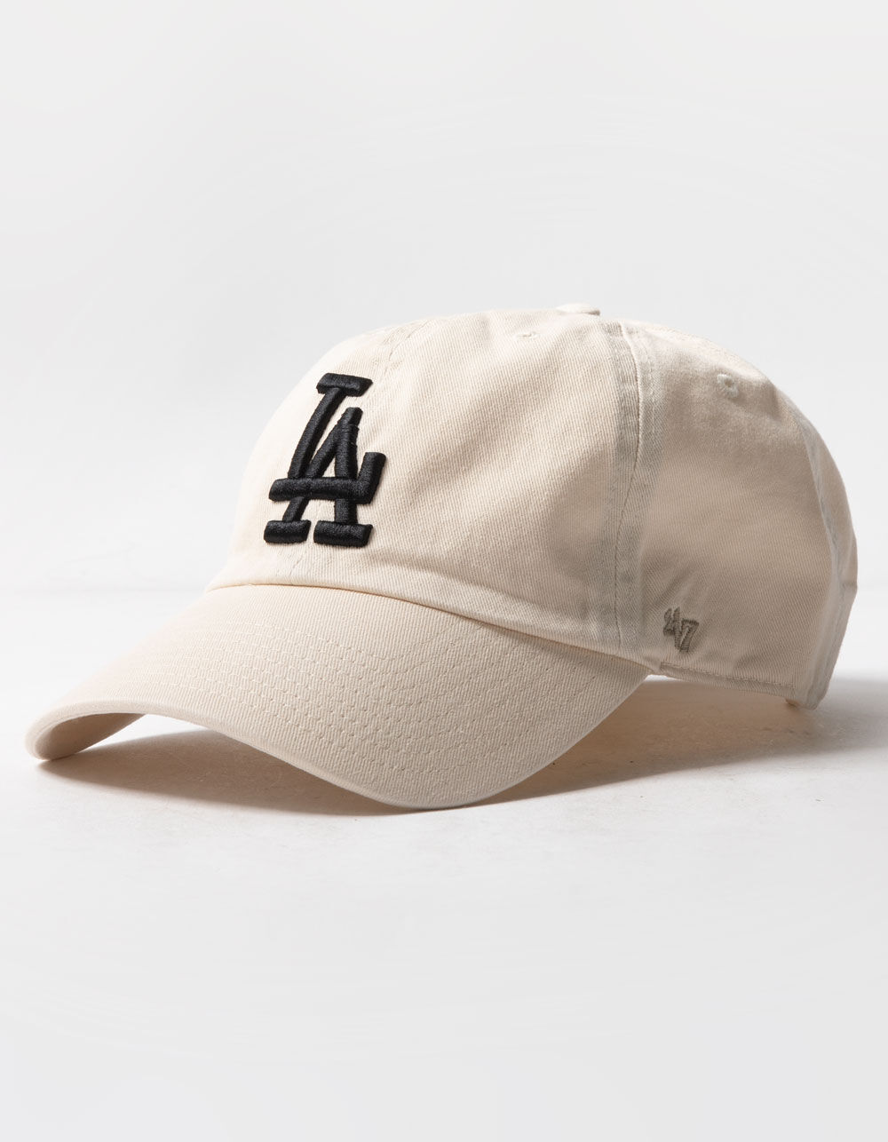 47 Brand MLB LA Dodgers T-Shirt In White With Script Logo Print