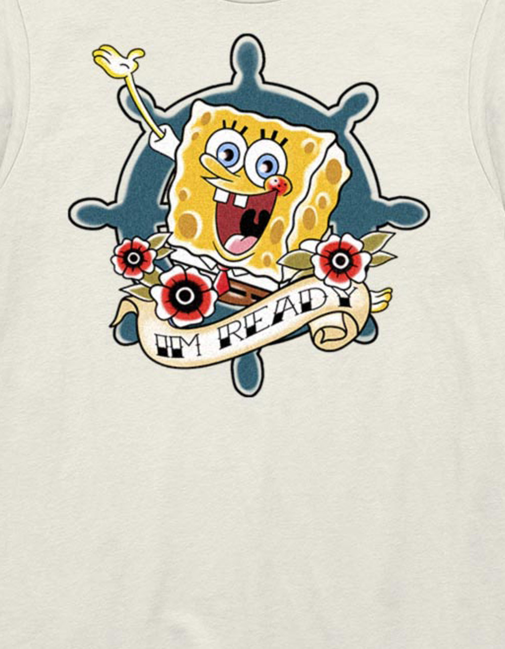 Spongebob and Patrick Star tattoo on the left inner