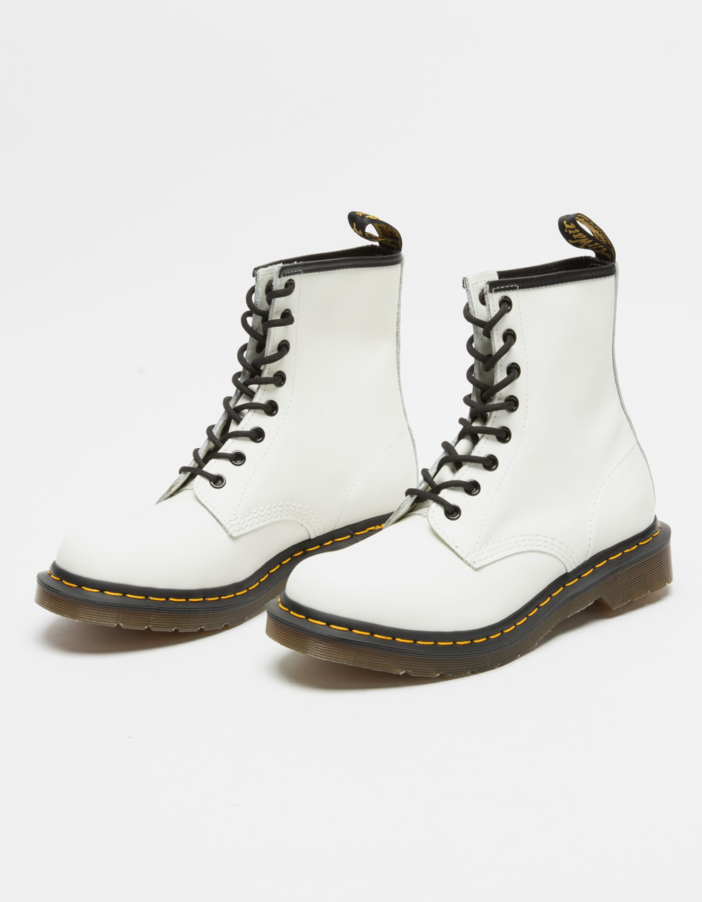 DR. MARTENS 1460 White Womens Boots