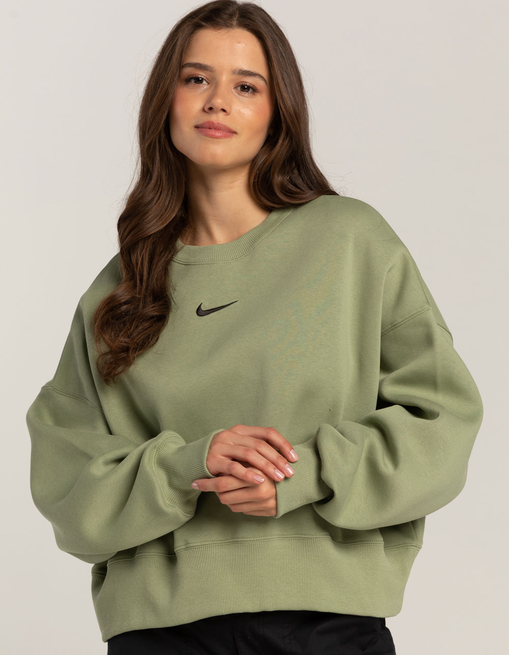 Nike Sportswear Women's Rhinestone Cotton Pullover Oversized Hoodie XX-Large  Gray : : Clothing, Shoes & Accessories