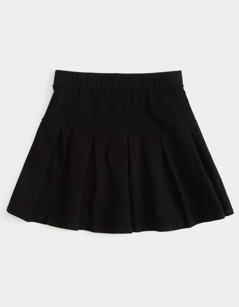 FULL TILT Solid Drop Pleat Girls Black Tennis Skirt - BLACK | Tillys