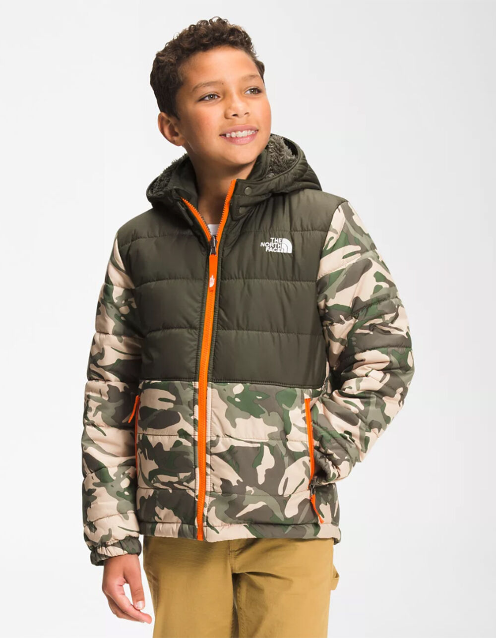 THE NORTH FACE Mount Chimbo Reversible Boys Jacket - CAMO | Tillys