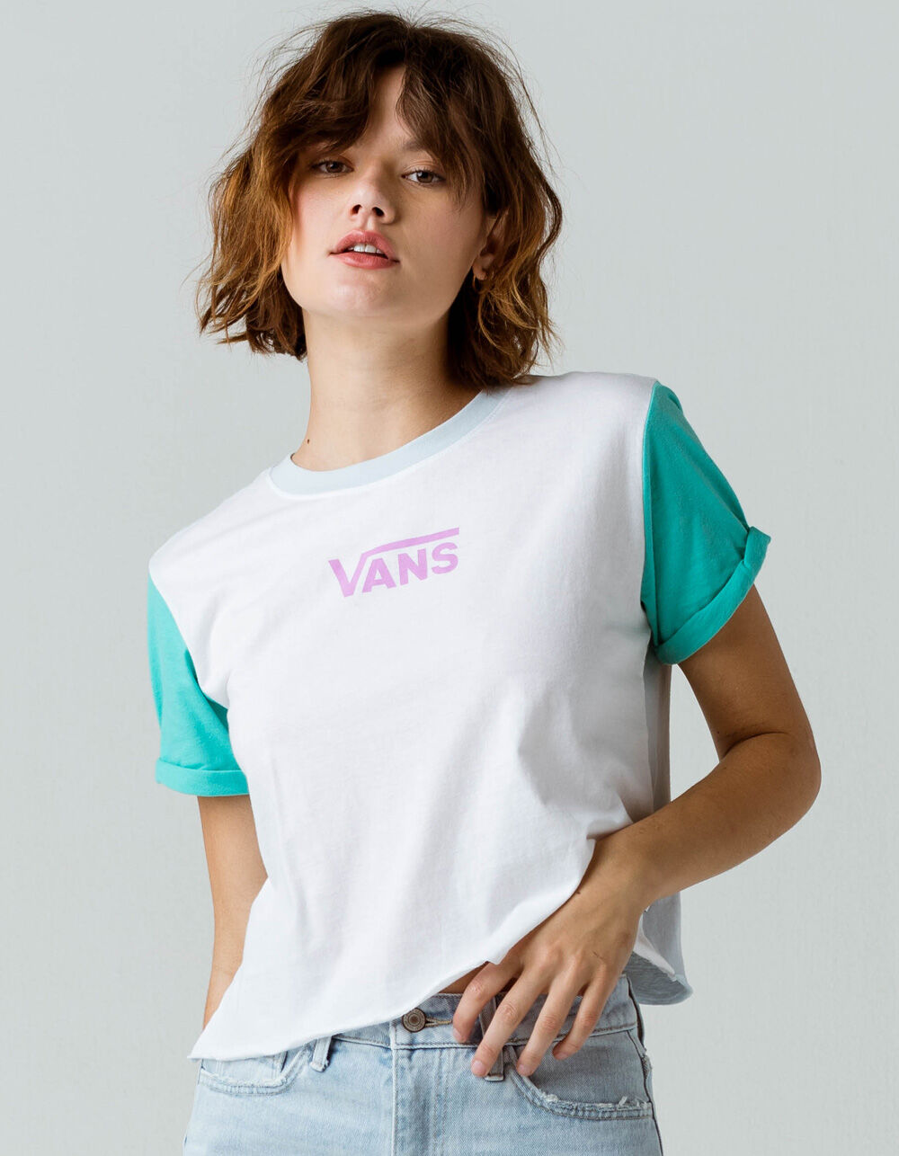 VANS Rolling Out Womens Tee - WHITE COMBO | Tillys
