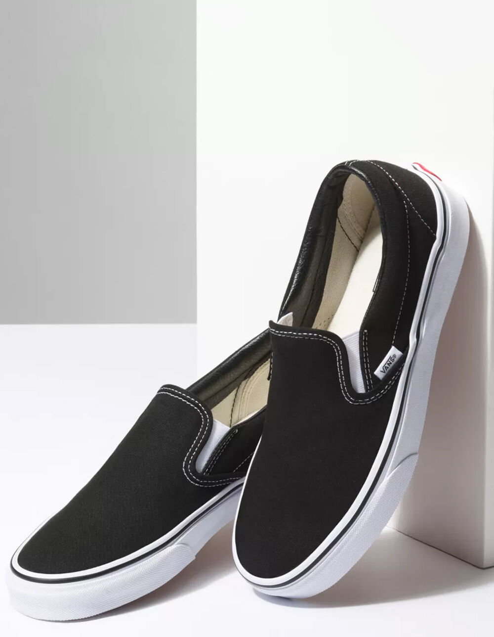 VANS Classic Slip-On Black Shoes - BLACK | Tillys