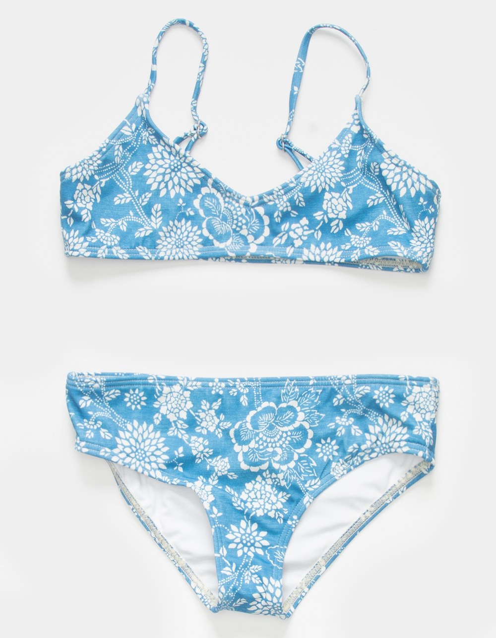 BILLABONG Ready For Fun Girls Trilet Bikini Set - MEDIUM BLUE | Tillys