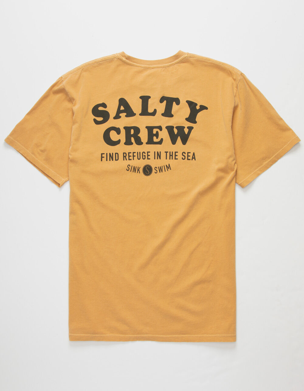 SALTY CREW Inlet Overdyed Mens Gold T-Shirt - GOLD | Tillys