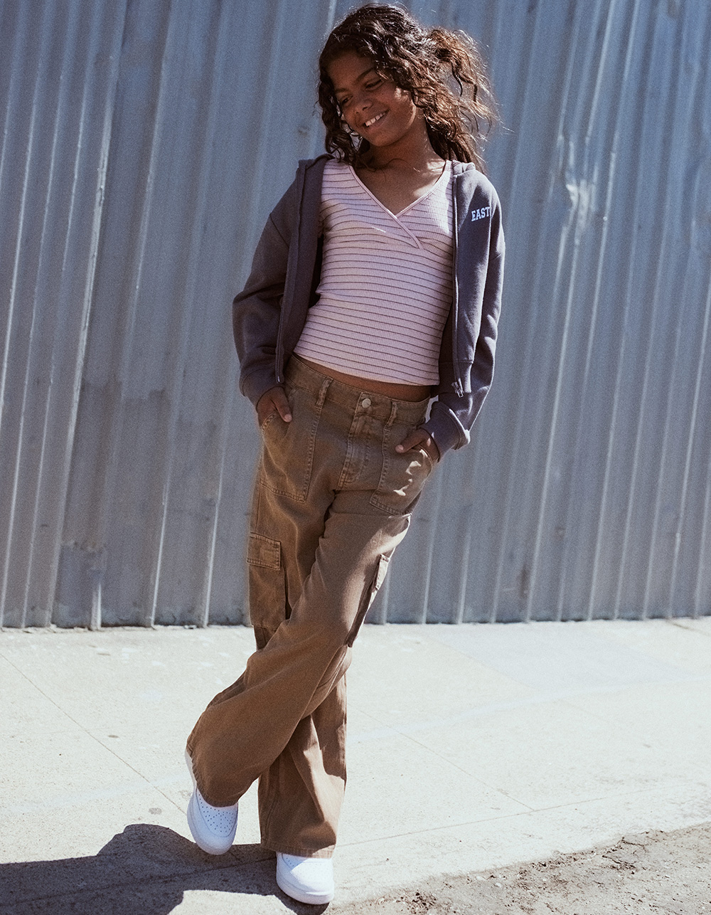 RSQ Girls Twill Cargo Pants - CAMEL | Tillys