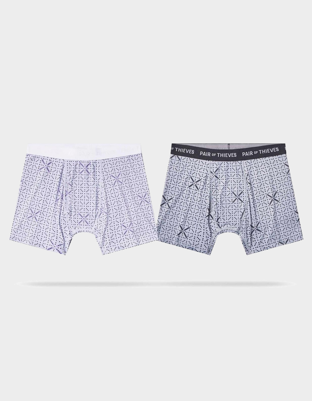 PAIR OF THIEVES Superfit Mens 2 Pack Boxer Briefs - GRAY COMBO | Tillys