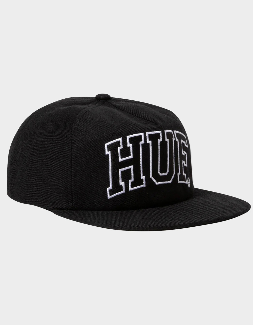 HUF Arch Logo Snapback Tillys | BLK/WHT Mens - Hat