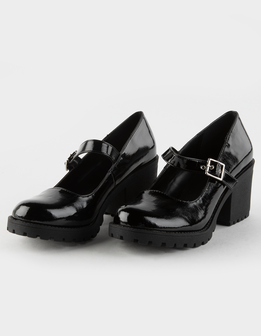 SODA Patent Eviana Mary Jane Womens Platform Shoes - BLACK | Tillys