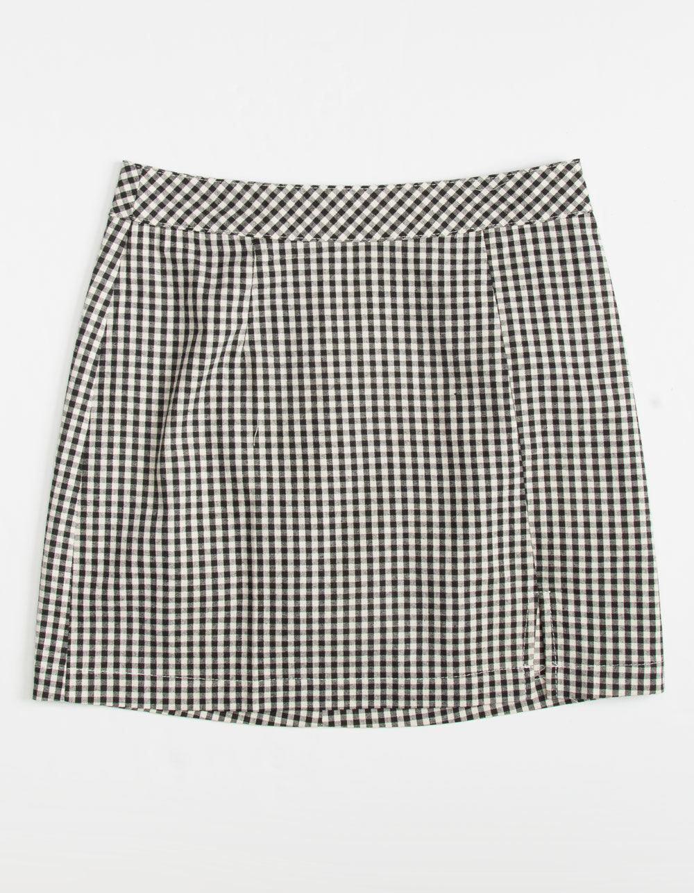 IVY & MAIN Gingham Mini Skirt - BLK/WHT | Tillys