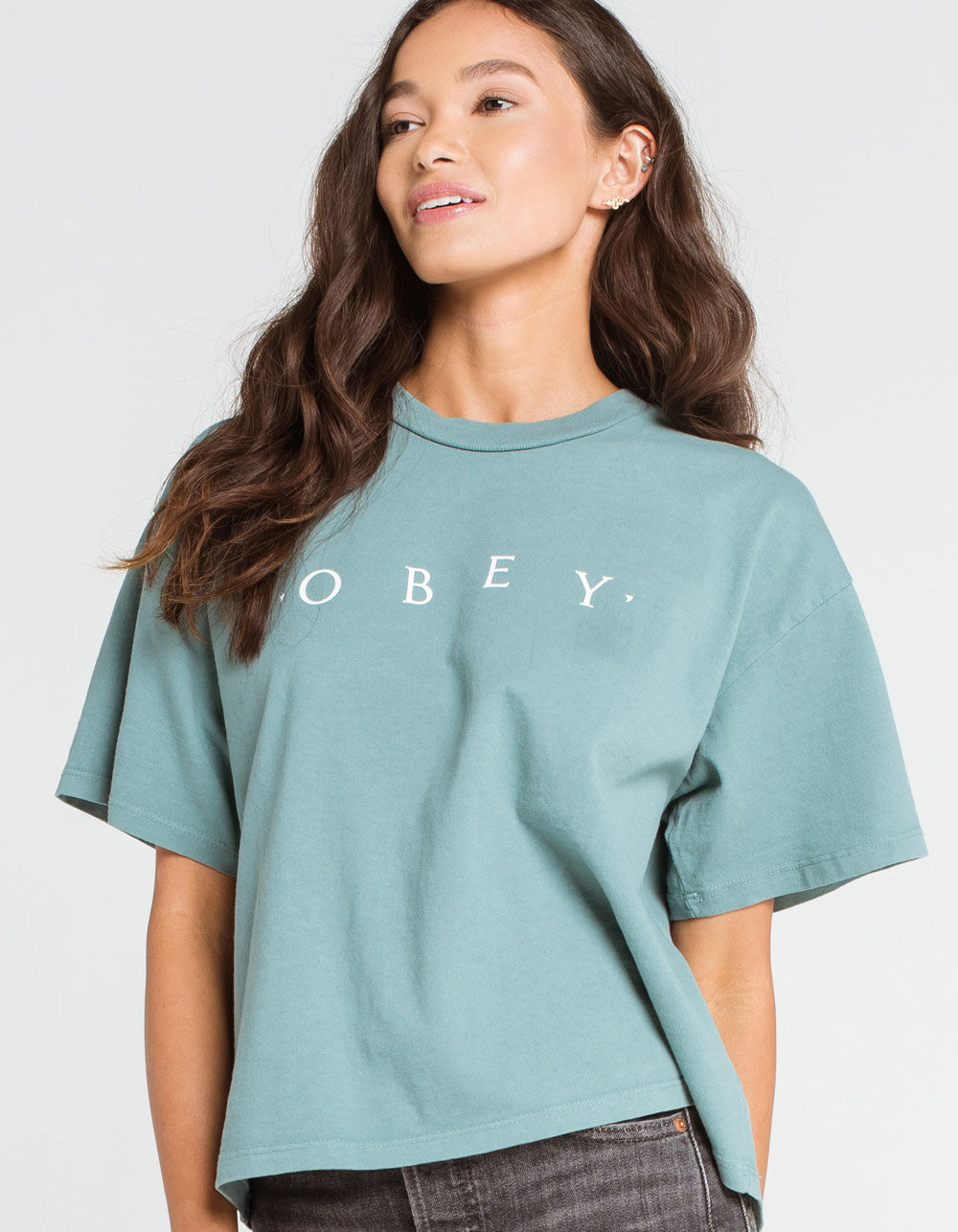 OBEY Novel Obey Womens Tee - TEAL | Tillys