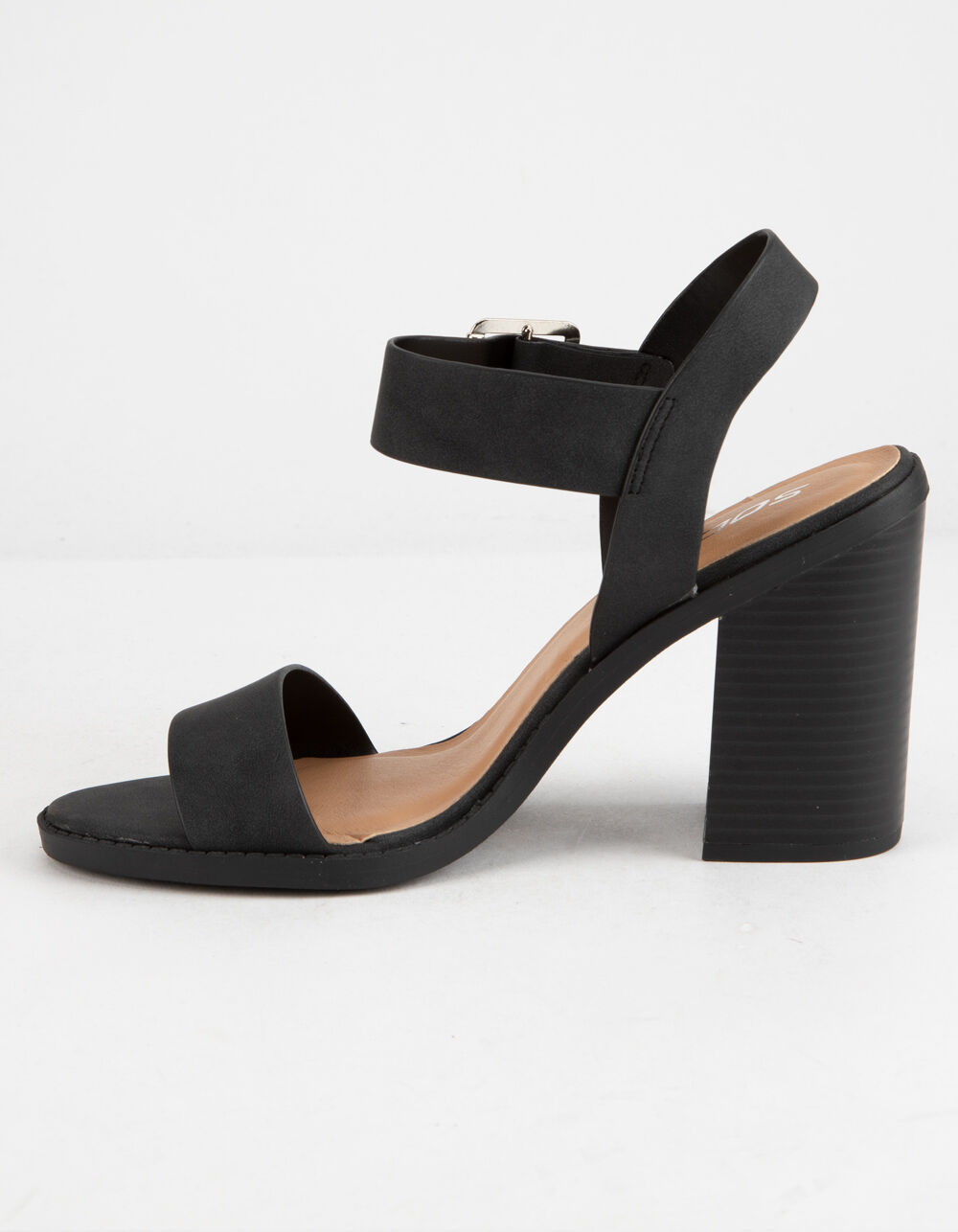 SODA Talbert Black Womens Heeled Sandals - BLACK | Tillys