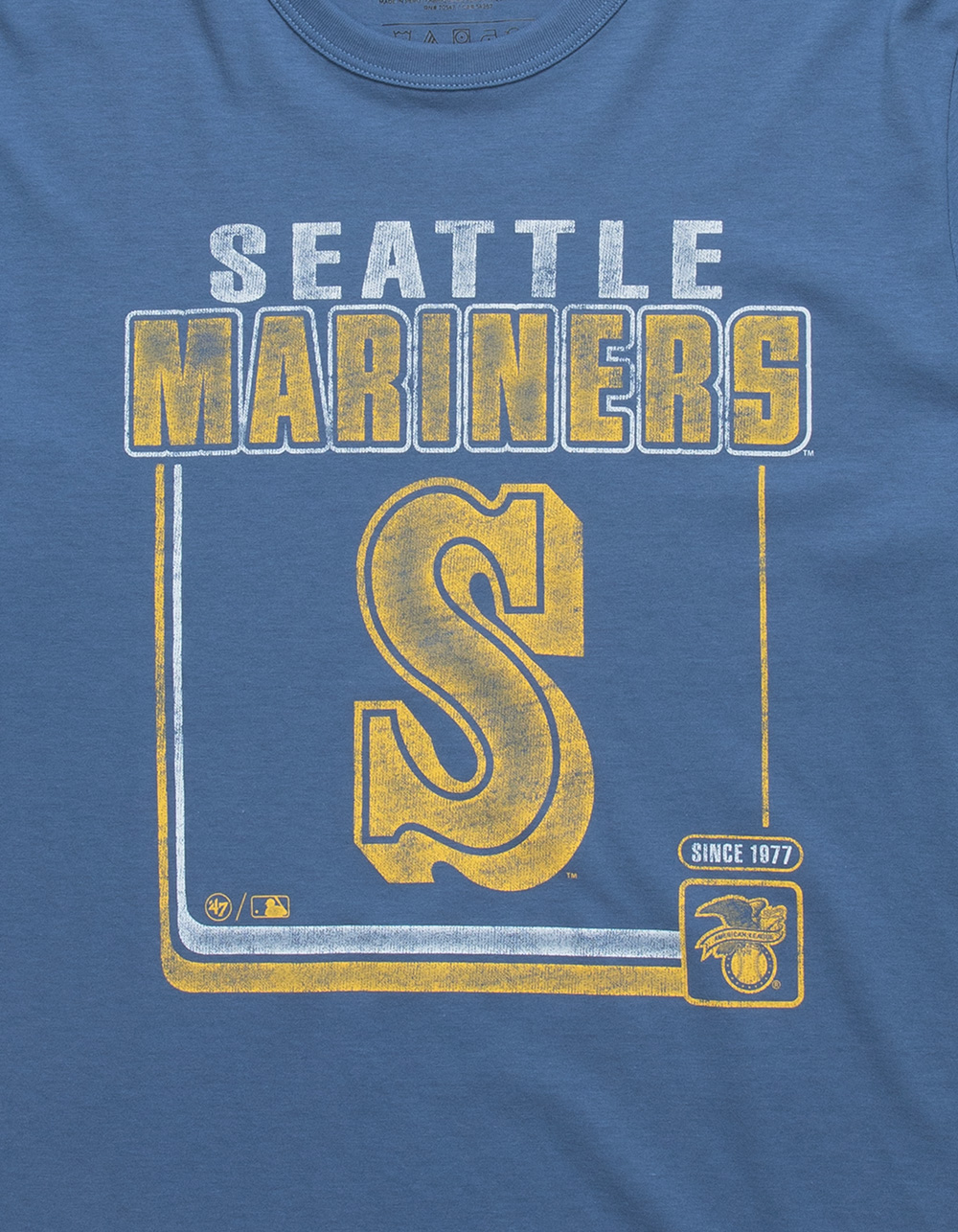 47 Brand / Men's Seattle Mariners Blue Ringer T-Shirt