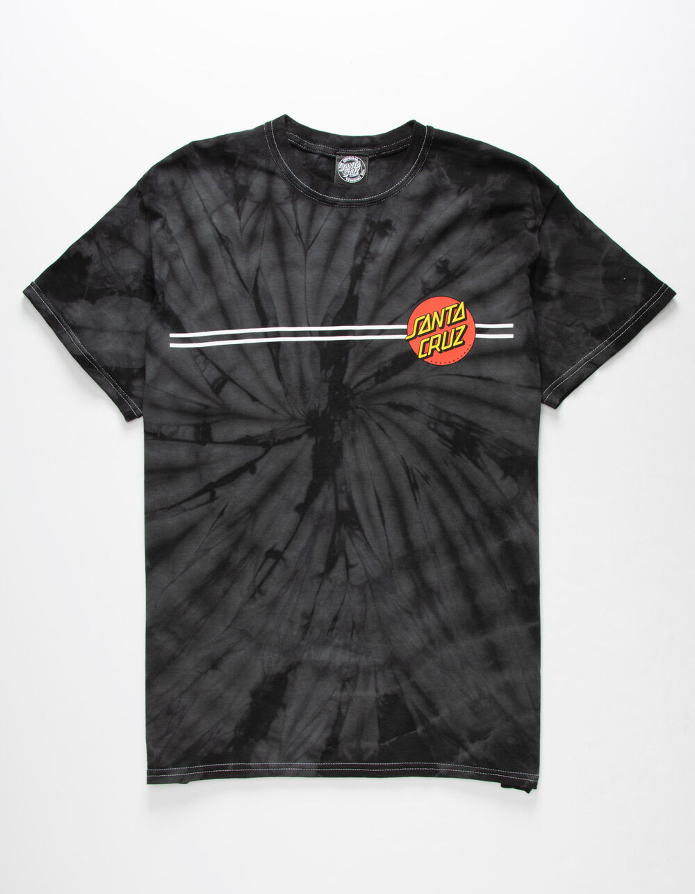 SANTA CRUZ Classic Dot Wash Mens T-Shirt - BLACK COMBO | Tillys