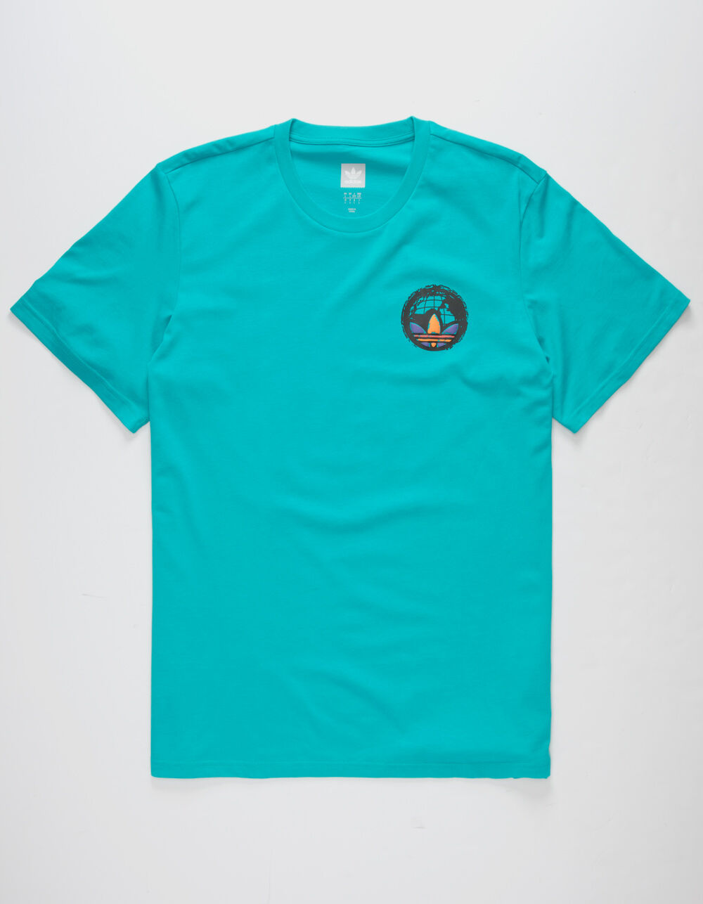 ADIDAS Johnsonian Mens T-Shirt - TEAL BLUE | Tillys
