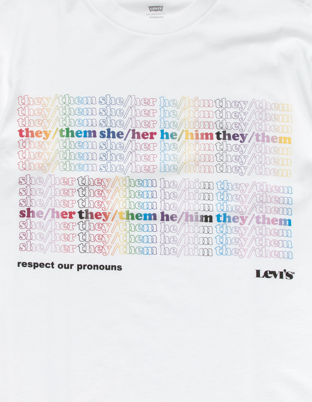 LEVI'S x Pride Liberation Mens T-Shirt - WHITE | Tillys