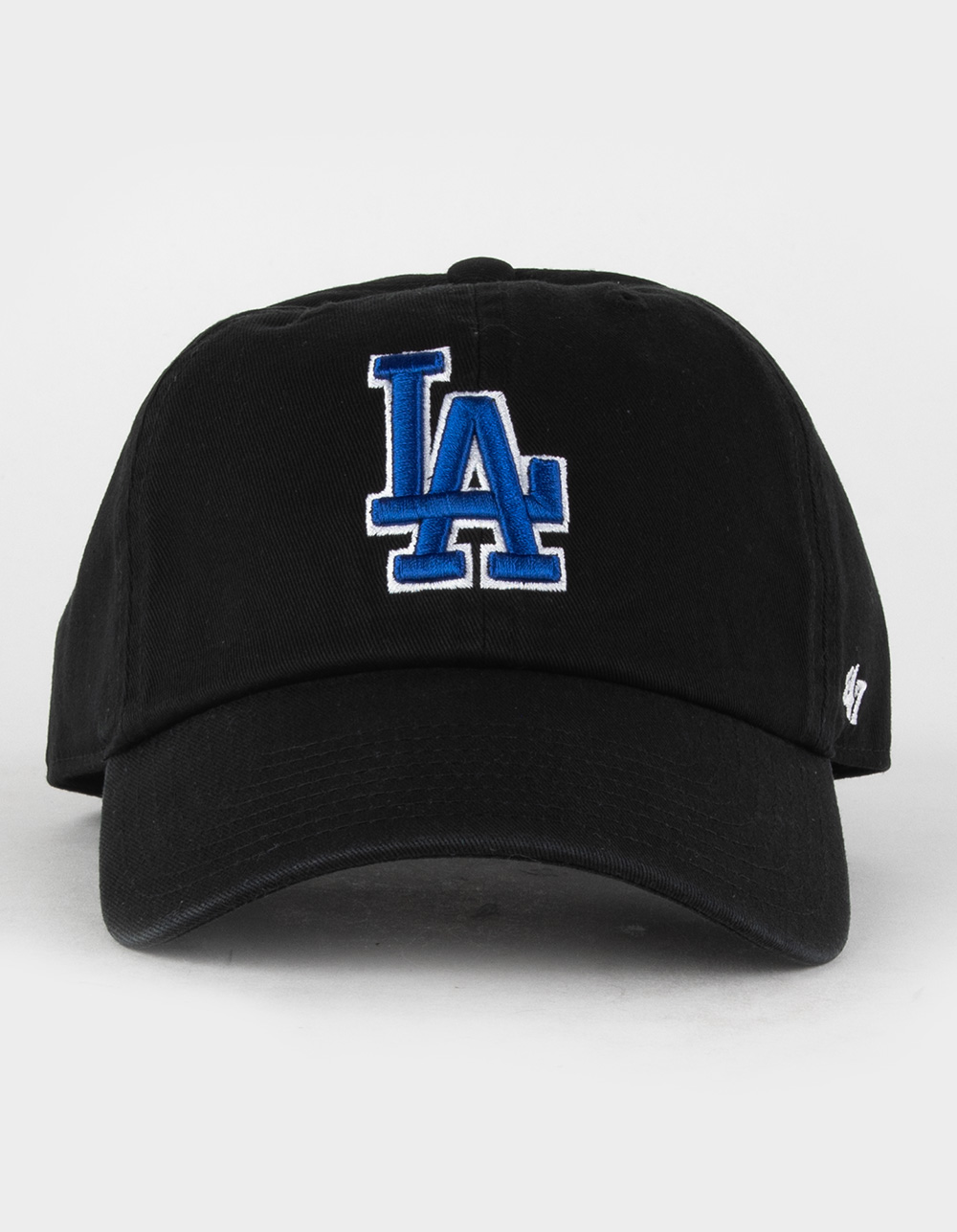 47 Brand Los Angeles La Dodgers Clean Up Hat Cap Black/Royal Blue