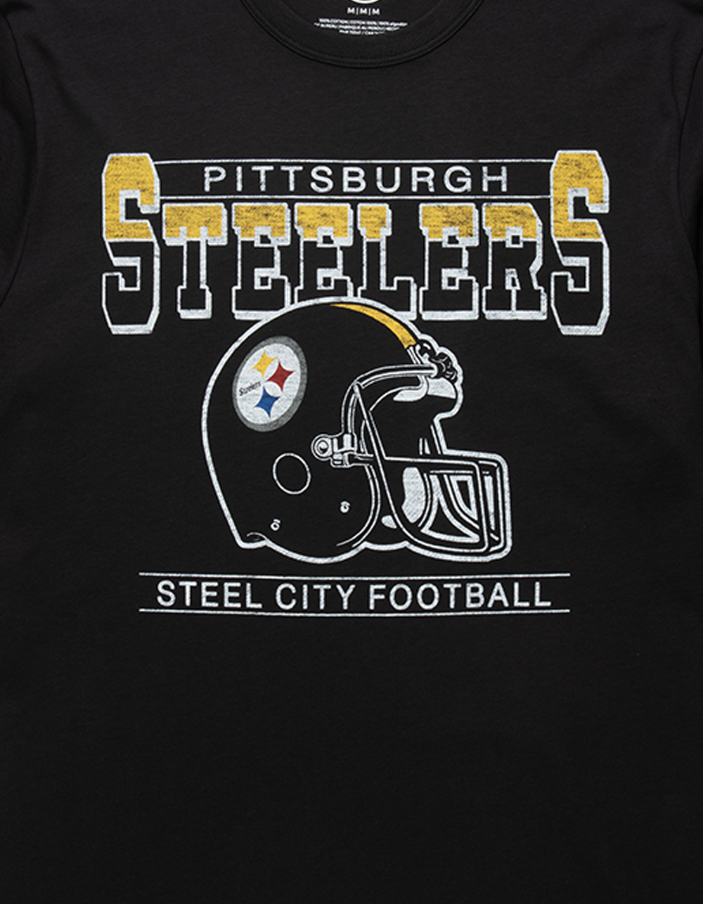 Pittsburgh Steelers Women's '47 Brand Not Just Friday White Shortsleeve T- Shirt