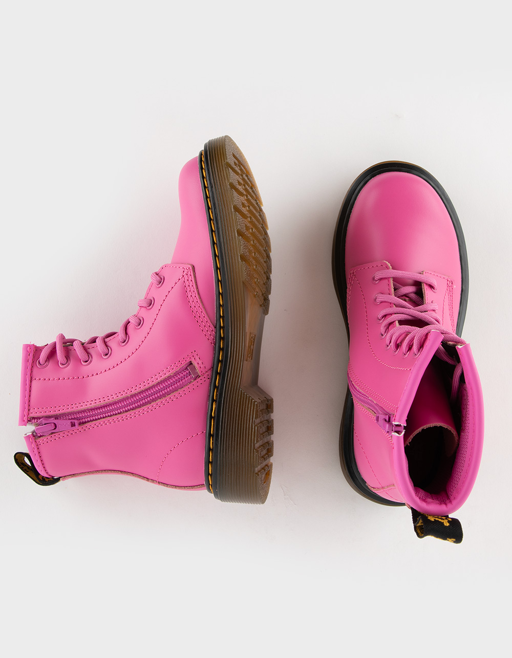 DR. MARTENS Junior 1460 Lace Up Girls Boots - HOT PINK | Tillys