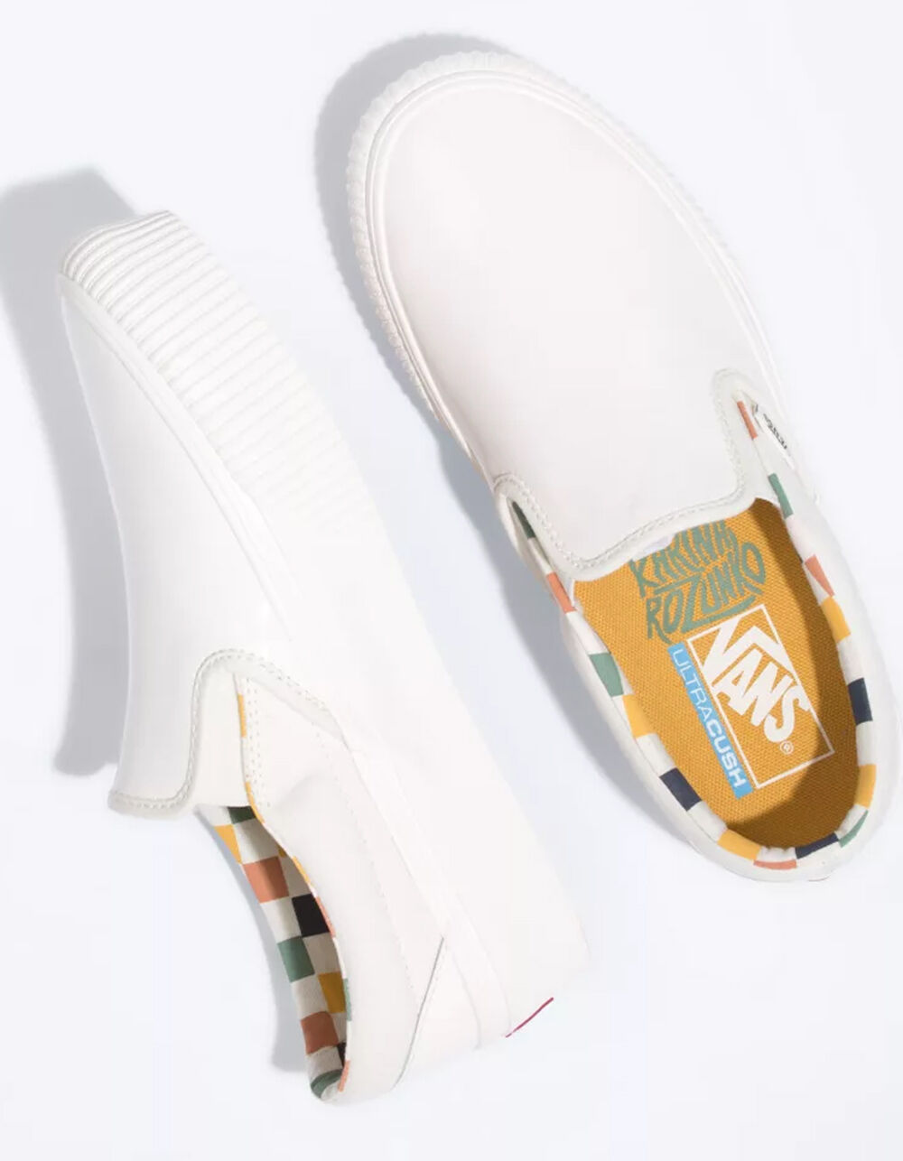 VANS Karina Rozunko Slip-On Platform SF Womens Shoes - WHITE | Tillys