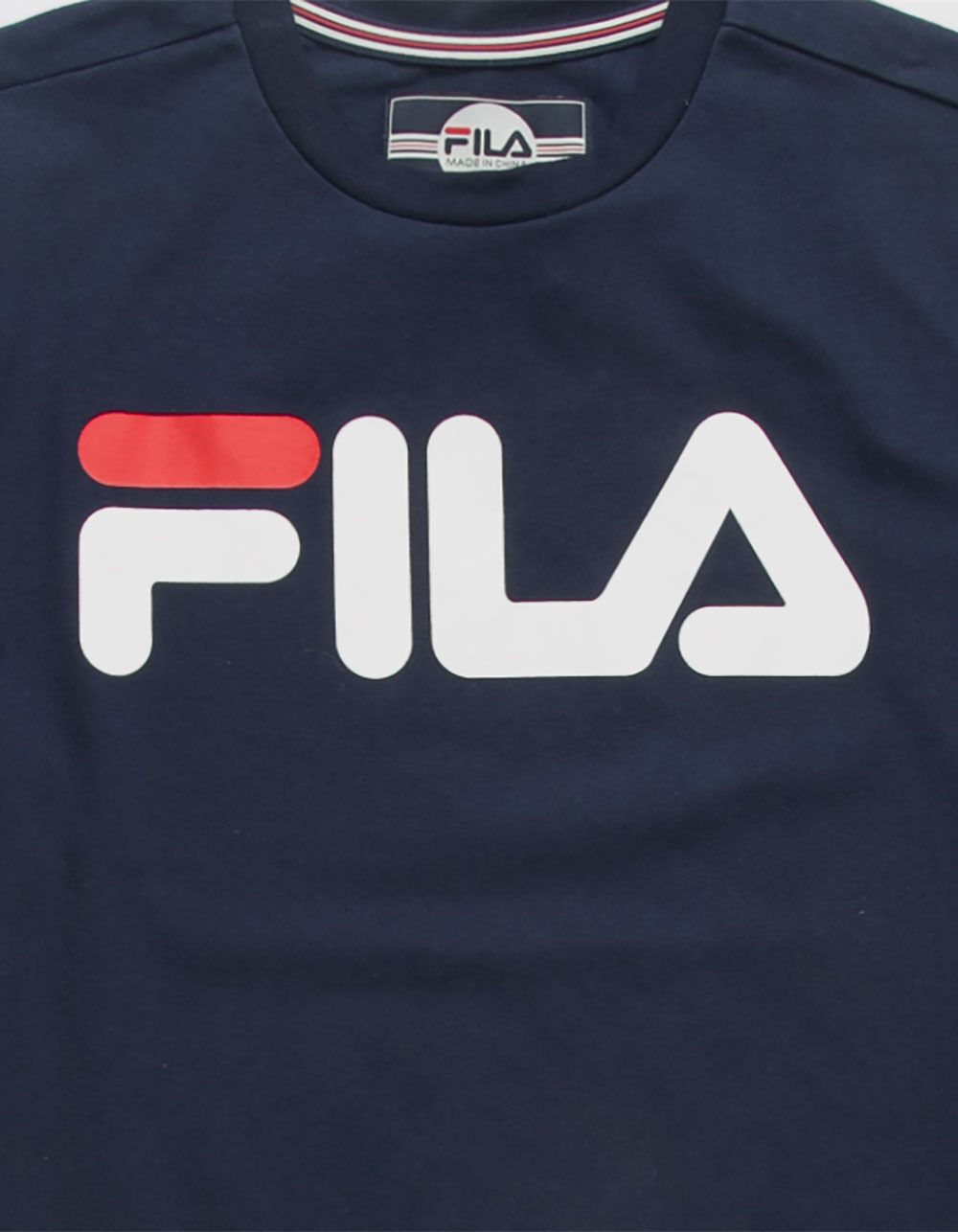 FILA Classic Logo Navy Boys T-Shirt - NAVY | Tillys