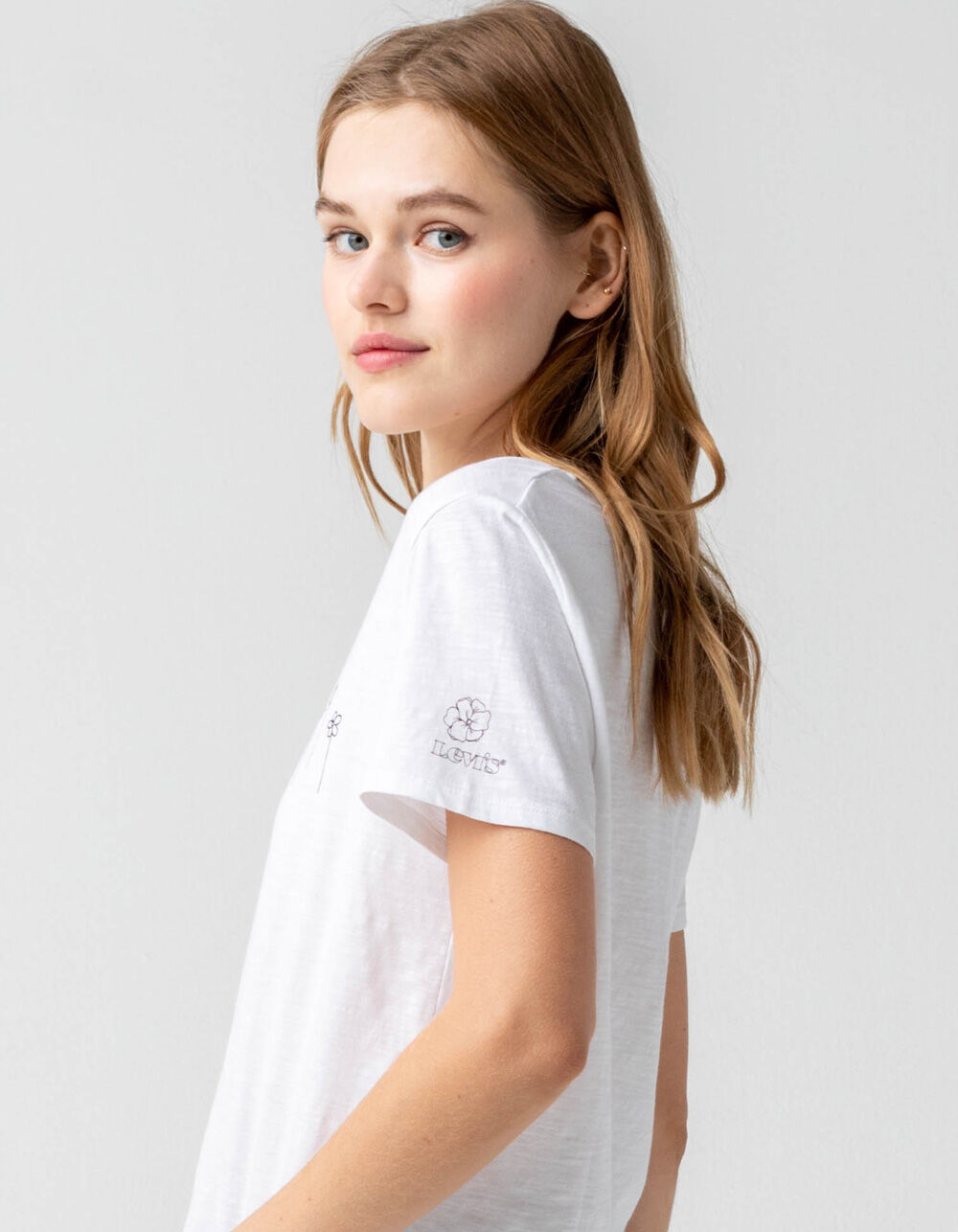 Levis Graphic Surf Womens Tee White Tillys