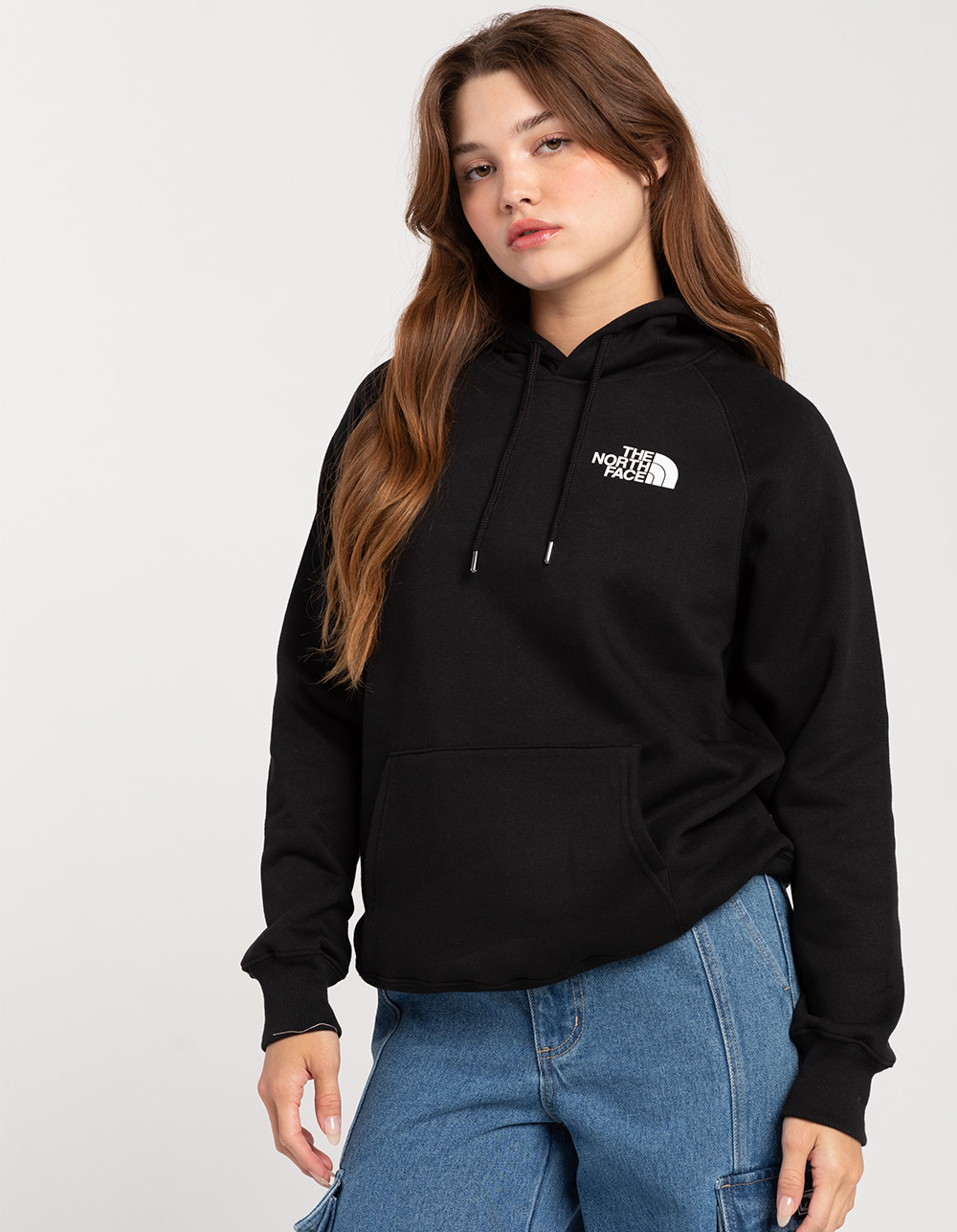 THE NORTH FACE Womens NSE Box Pullover Hoodie - BLACK | Tillys
