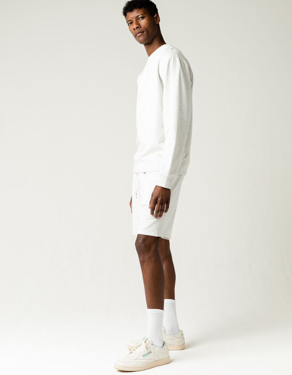 RSQ Mens White Sweat Shorts - WHITE | Tillys