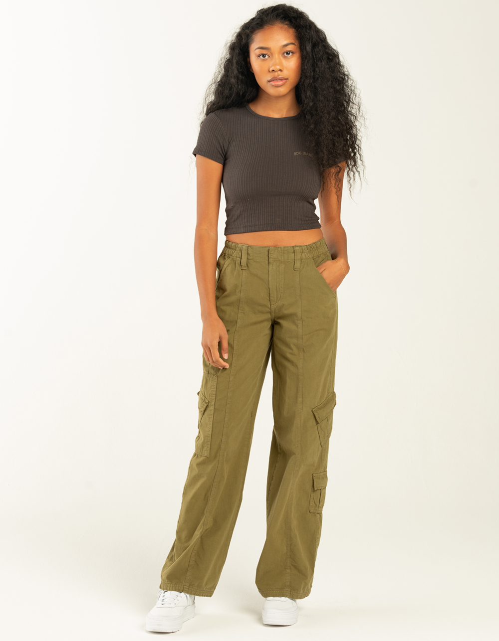 BDG Urban Outfitters Winter Y2K Womens Cargo Pants - OLIVE | Tillys