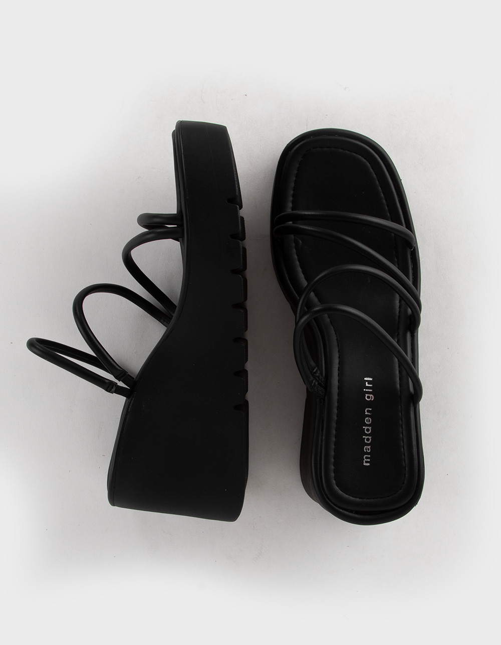 Madden Girl, Shoes, Black Madden Girl Platform Birkenstock Dupe