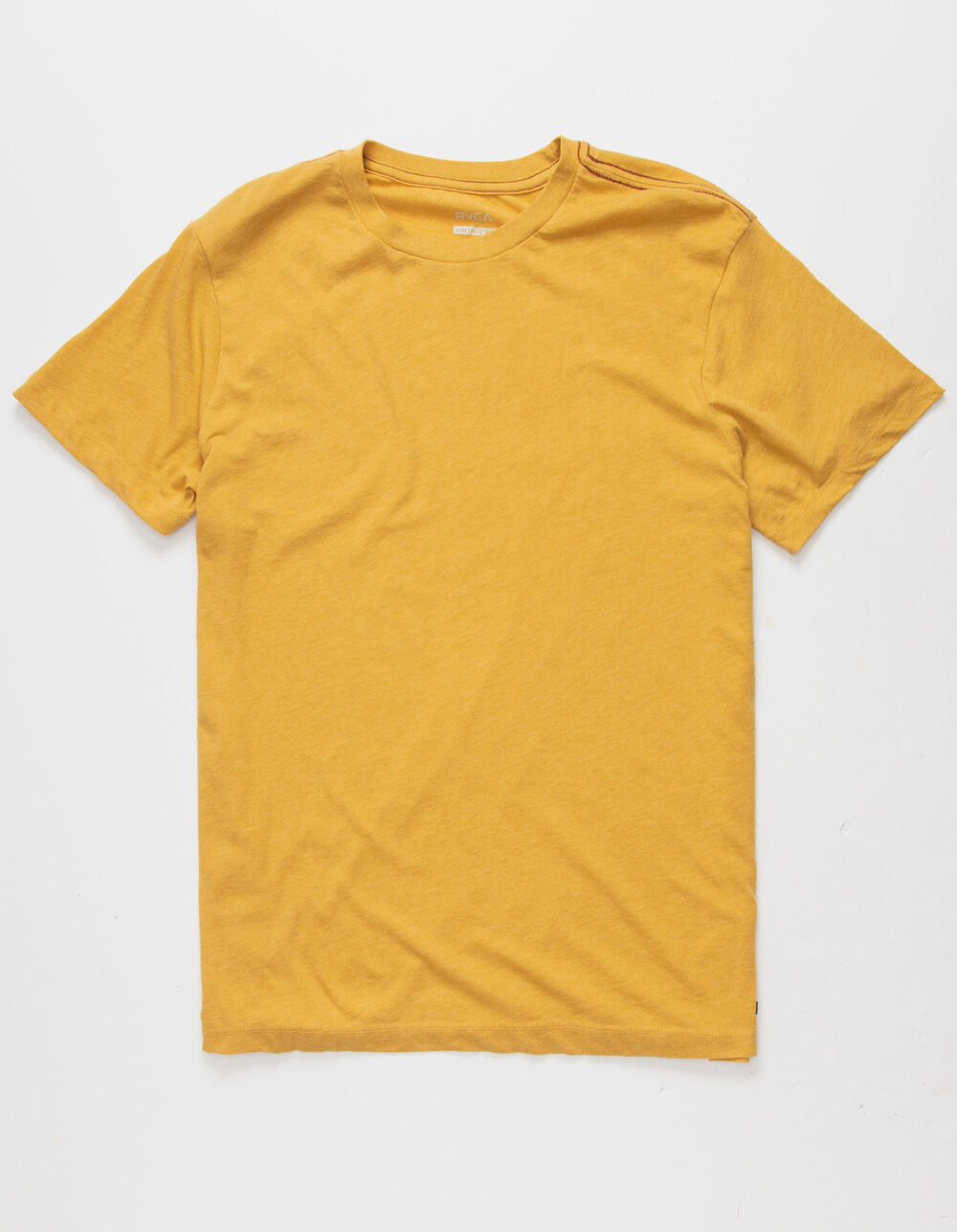 RVCA Solo Label Vintage Dye Mens Gold T-Shirt - GOLD | Tillys
